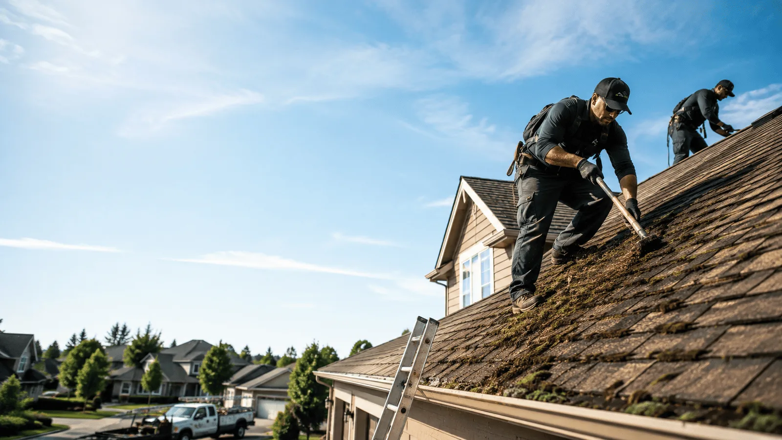Roof Moss Removal in Wayne, IL near me